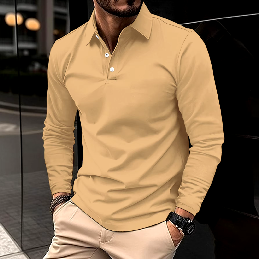 RALPH | Langermet, casual poloskjorte