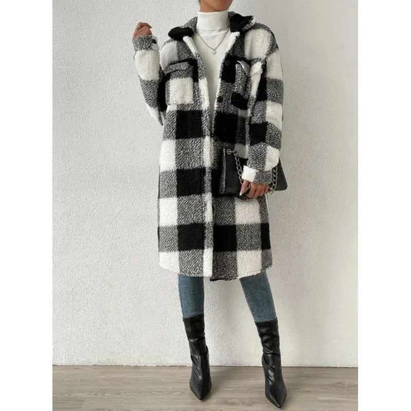 Seraphina | Ultramyk, løs sherpajakke i vegansk fleece