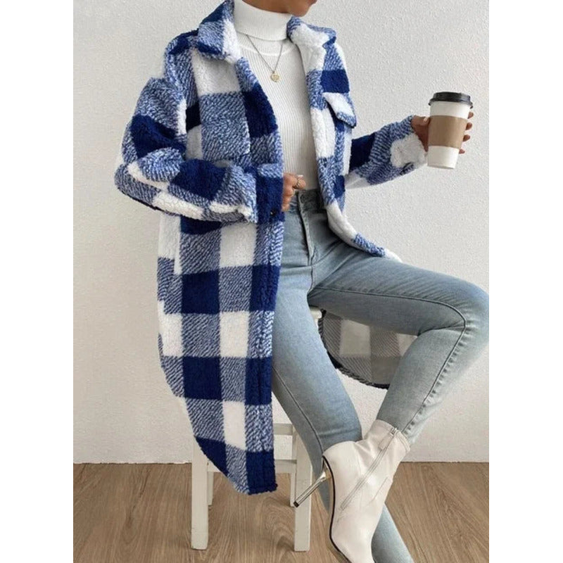 Seraphina | Ultramyk, løs sherpajakke i vegansk fleece