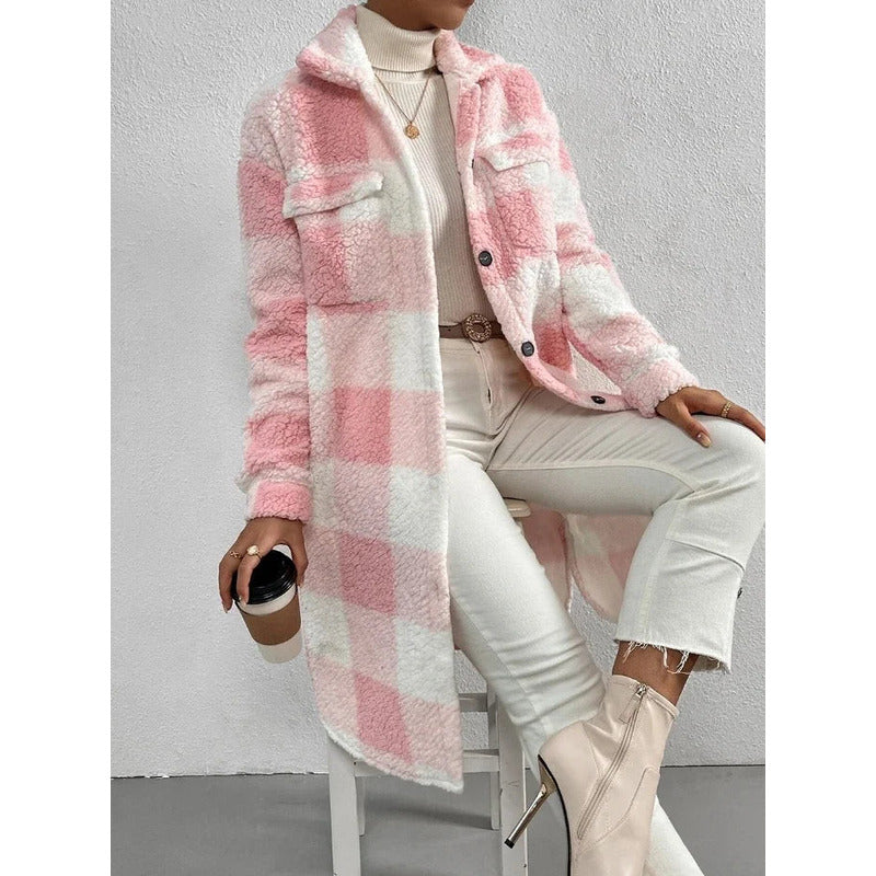 Seraphina | Ultramyk, løs sherpajakke i vegansk fleece