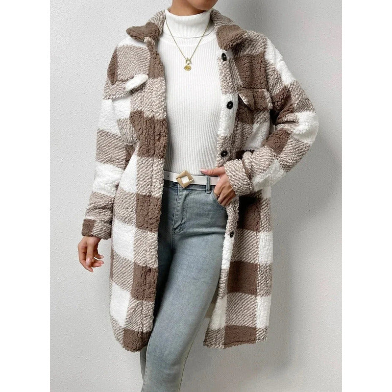 Seraphina | Ultramyk, løs sherpajakke i vegansk fleece
